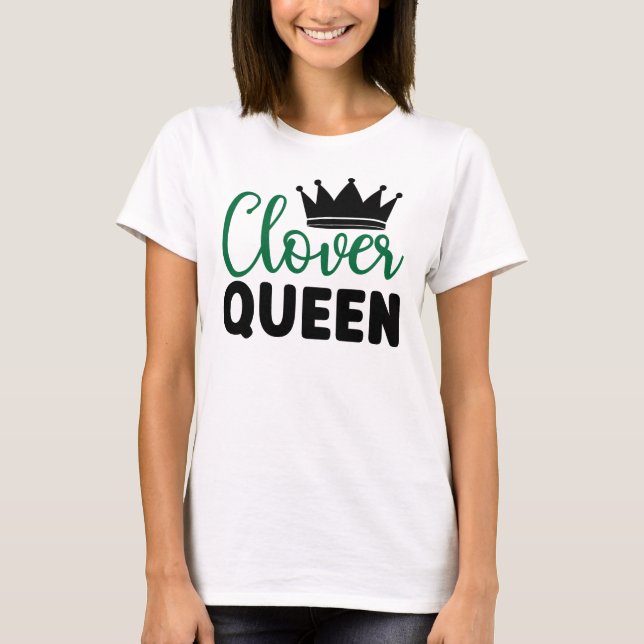 Camiseta Clover Queen Charm Design- 60278 (Frente)