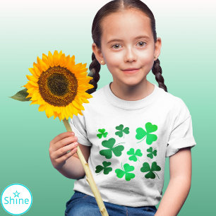 Camiseta Clover Shamrock Dia de São Patrício verde irland
