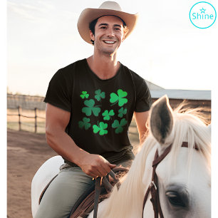 Camiseta Clover Shamrock Ireland Irish Pride Rua de Patrick