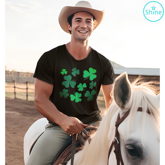 Camiseta Clover Shamrock Ireland Irish Pride Rua de Patrick (Criador carregado)