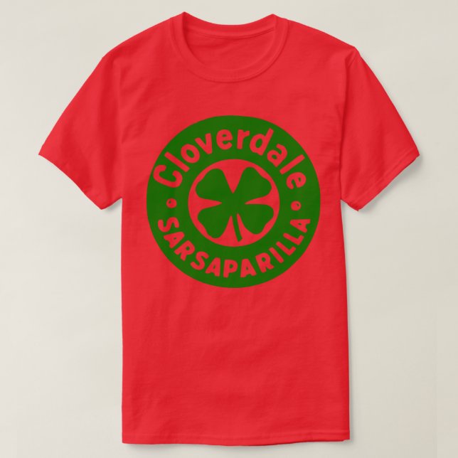 Camiseta Cloverdale Sarsaparilla Vintage Boné (Frente do Design)