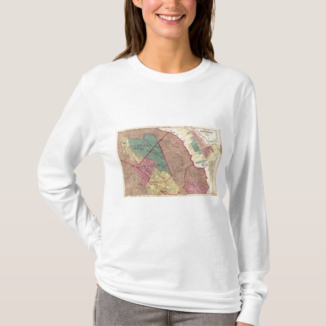 Camiseta Cloverdale, Washington, Mendocino (Frente)
