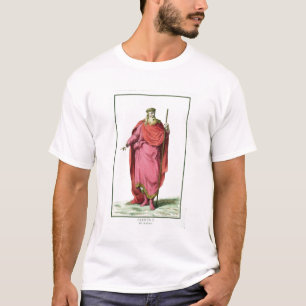 Camiseta Clovis mim (481-511) rei das franquias de Salian