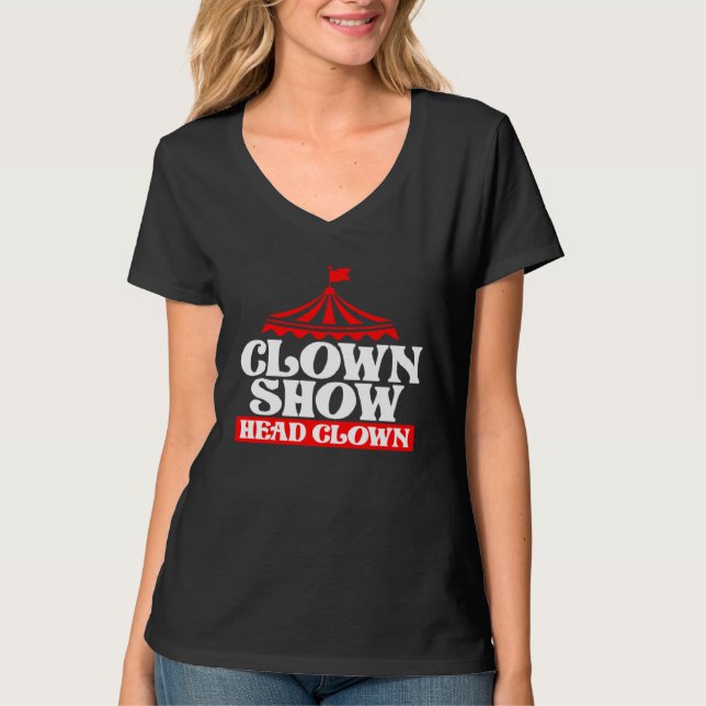 Camiseta Clown Show Head Clown (Frente)