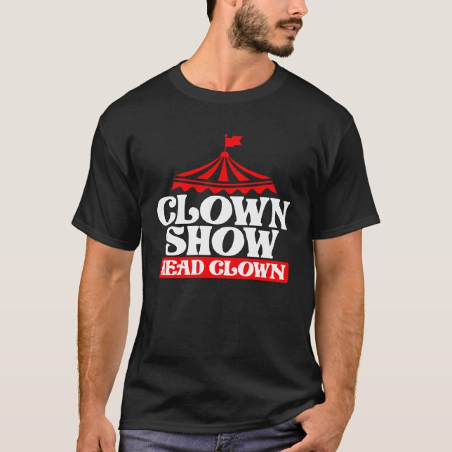 Camiseta Clown Show Head Clown (Frente)