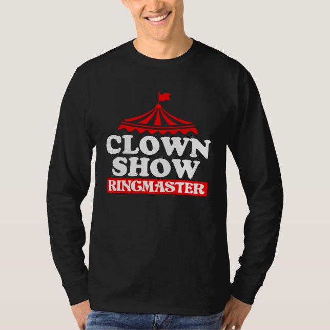 Camiseta Clown Show Ring Master  1 (Frente)
