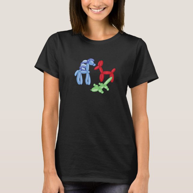 Camiseta Clowncore Clown Balloon Animals   (Frente)