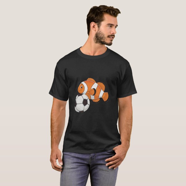 Camiseta Clownfish and Soccer Ball (Frente Completa)