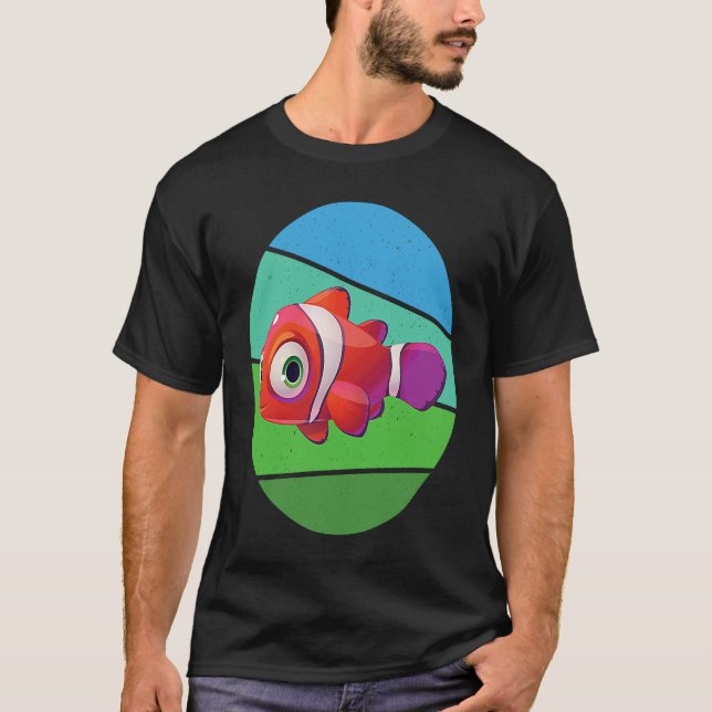 Camiseta Clownfish Anemone Clownfish Anemone (Frente)