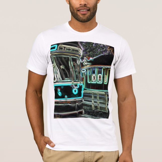 Camiseta CLRV Neon na T-Shirt de curta distância (Frente)