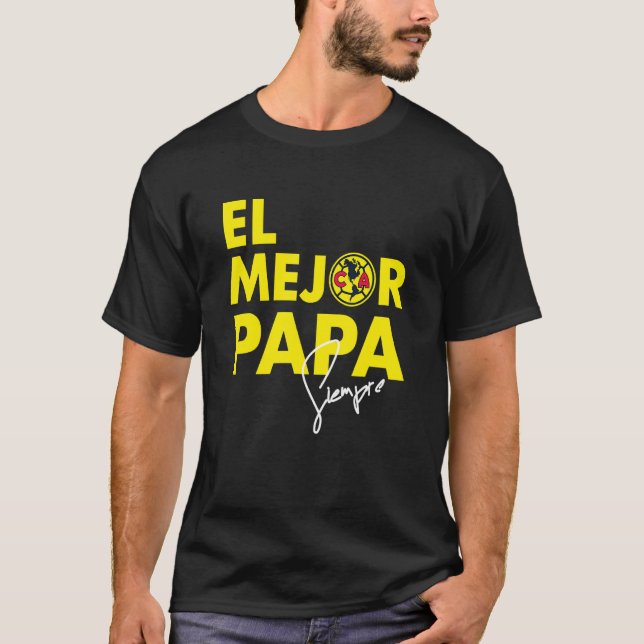 Camiseta Club America El Mejor Papá Siempre (Frente)