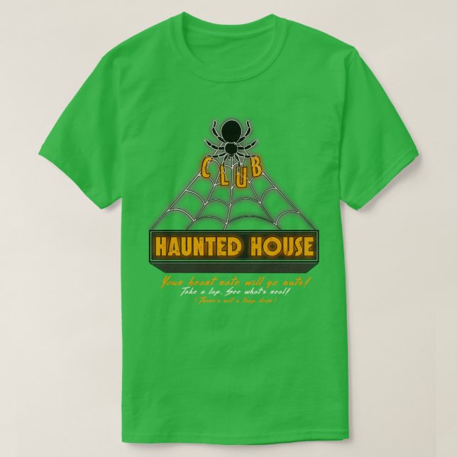 Camiseta Club Haunted House (Frente do Design)