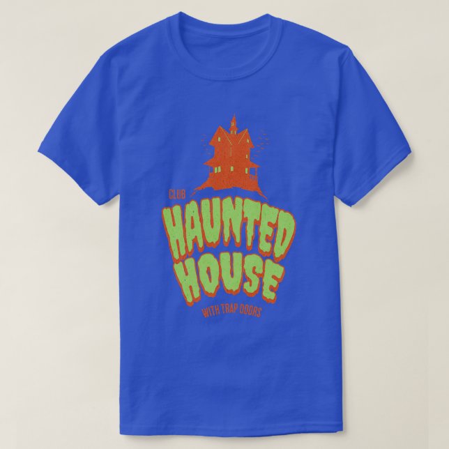 Camiseta Club Haunted House com armadilha rs itysl (Frente do Design)