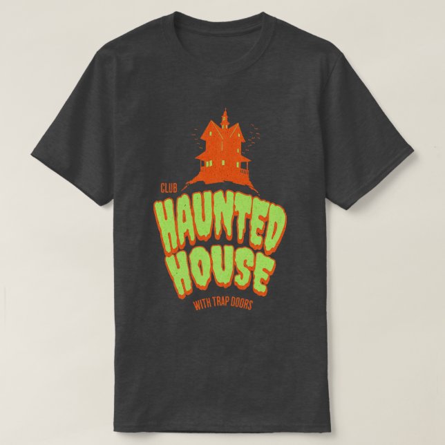 Camiseta Club Haunted House com armadilha rs itysl (Frente do Design)
