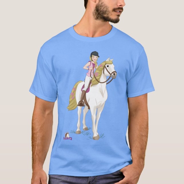Camiseta CLUB SSofia Blossom Pose engraçada (Frente)