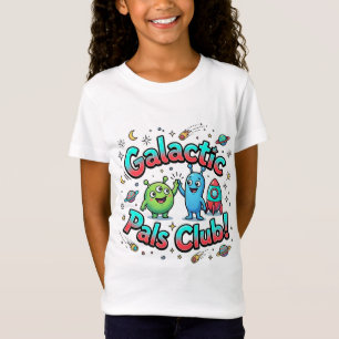 Camiseta Clube Amigos Galácticos Alienígenas Fofos
