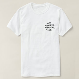 Camiseta Clube Anti Corrida - Branco