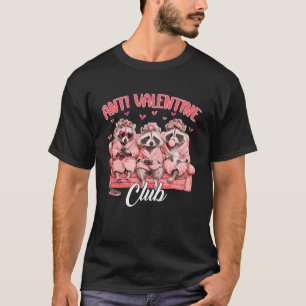 Camiseta Clube Anti - Dia dos Namorados Humor de Guaxinim A