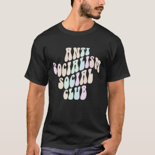 Camiseta CLUBE ANTISSOCIALISTA Socialista Retro Política