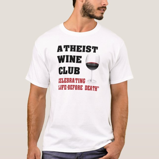 Camiseta Clube ateu do vinho (Frente)