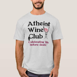 Camiseta Clube ateu do vinho