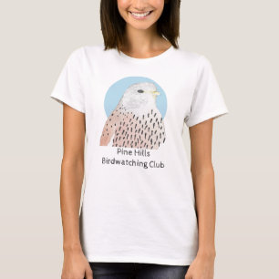 Camiseta Clube Birdwatching do Kestrel americano