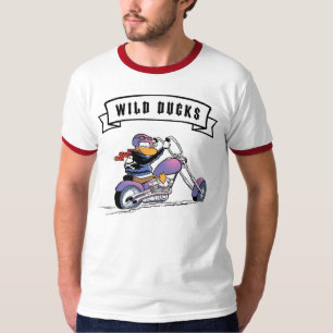 Camiseta Clube da bicicleta dos patos selvagens