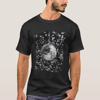 Camiseta Clube da Bola de Discoteca Preto e Branco