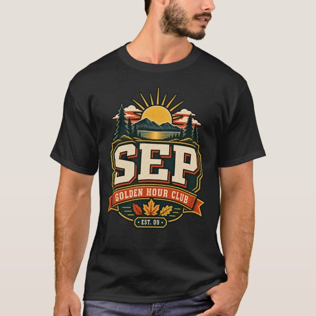 Camiseta Clube da Hora Dourada de Setembro – Nascimento Vin (Frente)