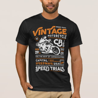 Camiseta Clube da motocicleta do vintage