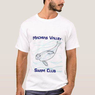 Camiseta Clube da natação, clube de Machias ValleySwim
