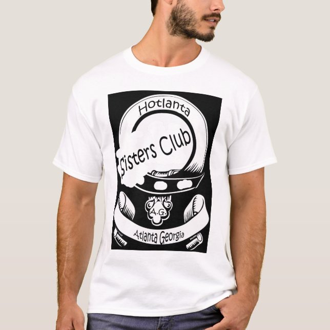 Camiseta Clube das irmãs de Hotlanta (Frente)