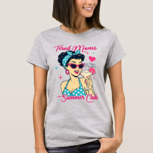Camiseta Clube das Mães Cansadas • Humor Divertido de Mãe V