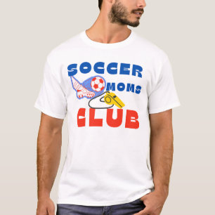 Camiseta Clube das Mães de Futebol - Jogo Divertido para Mã