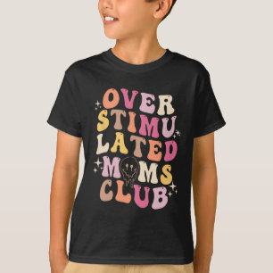 Camiseta Clube das Mães Dia das Mães Retrô Groovy