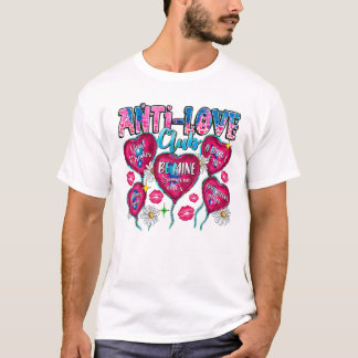 Camiseta Clube de Amor Engraçado Anti