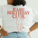 Camiseta Clube de Aniversário Rare Rare do Sapo Leaper do A<br><div class="desc">Mergulhe na cesta de aniversário como um sapo saltando com o nosso "Rare Birthday Club"! Libere as vibrações do ano salto com um traço de humor e um design sapo hilário. Esta camiseta personalizada é o melhor presente único para ele e para ela, transformando esse nascer no dia 29 de...</div>
