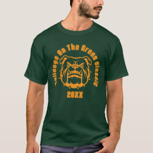 Camiseta Clube de Apoio ao Torneio de Golfe com Mascote Bul