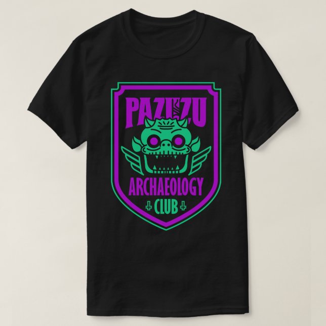 Camiseta Clube de Arqueologia (Frente do Design)