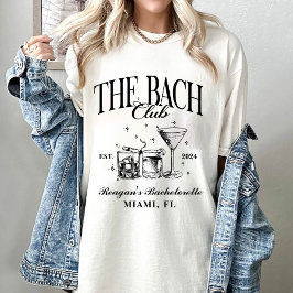 Camiseta Clube de Bach Personalizado Despedida de Solteira