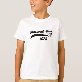 Camiseta Clube de Beisebol Retro Design 