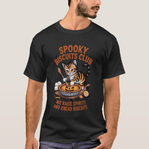 Camiseta Clube de Biscoitos Assustadores Gato, Roupa de Hal