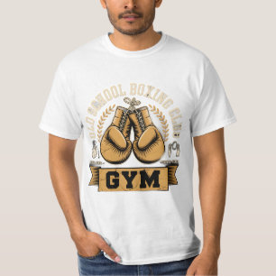 Camiseta Clube de Boxe Old School Design de Ginásio Vintage
