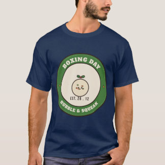 Camiseta Clube de Bubble e Squeak do Boxing Day