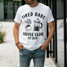 Clube de Café dos Pais Retrô Personalizados e Cans