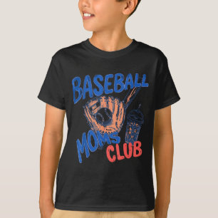 Camiseta Clube de café gelado das mães de beisebol retrô mã