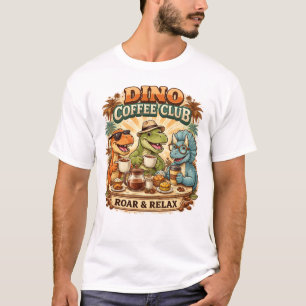 Camiseta Clube de Café Retro Dino