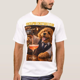 Camiseta Clube de Coquetel Cockapoo Presente Engra