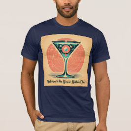Camiseta Clube de Coquetel Martini Atômico com Emaranhament