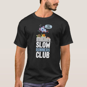 Camiseta Clube de Corredores Lentos Engraçados Preguiça &